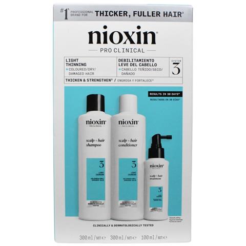 Set Professionale Antirottura System 3 Per Capelli Tinti O Danneggiati Con Un Leggero Diradamento: Shampoo, 300 Ml + Balsamo, 300 Ml + Trattamento, 100 Ml - Foto 2