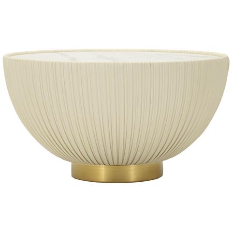 Tavolino Mf701 - Beige - Ceramica - 38x71x71 Cm - Foto 1