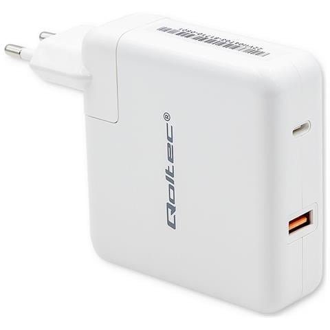 51710 Caricabatterie per dispositivi mobili Universale Bianco AC Ricarica rapida Interno - Foto 1