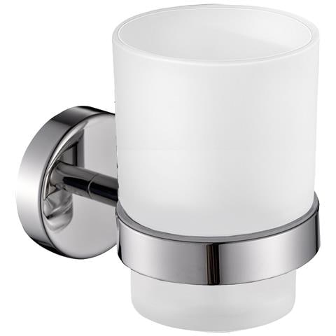 Portaspazzolini Da Muro In Acciaio Inox Aisi 304 5010 Serie Project Cromato - Foto 1