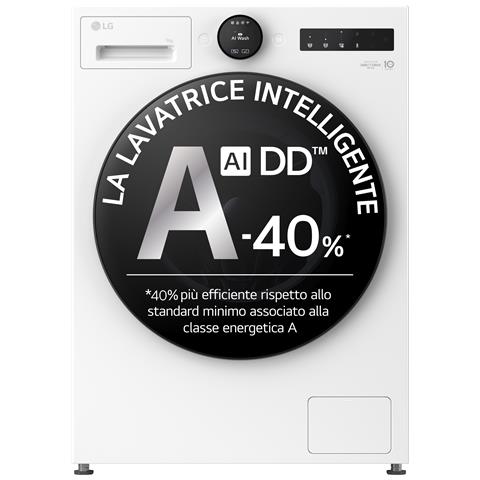 F4X7009TWB Lavatrice 9kg AI DD™ Serie X7, Classe A-40%, 1400 giri, Display Easy Circle, Wi-Fi, AI Wash, TurboWash - Foto 3