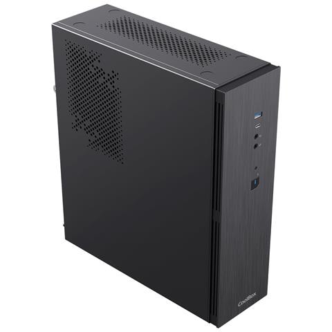 PC micro ATX T370 Slim Basso profilo (Slimline - stilizzato) Nero 300 W - Foto 2