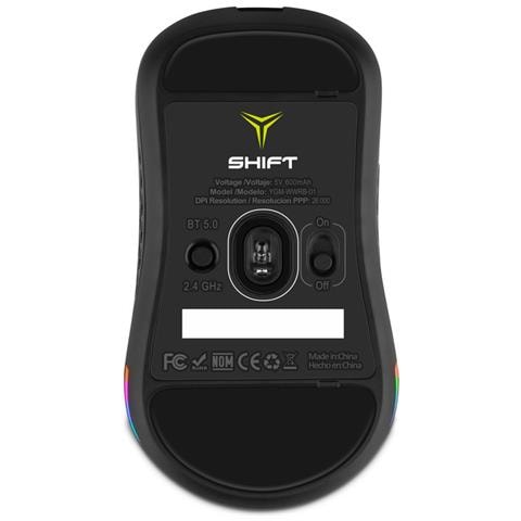 Mouse Da Gioco Wireless Shift Rgb 26000 Dpi Nero - Foto 2