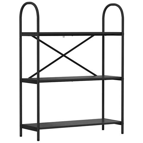 Libreria Rovere nero 80 x 30 x 109 cm Legno multistrato - Foto 1