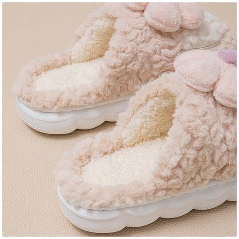 Pantofole Di Cotone Peluche Girasole - Calde, Con Suola Spessa E Antiscivolo Per Interni Per Autunno E Inverno Khaki 40 - Foto 2