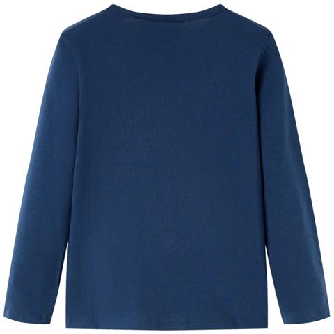 Maglietta da Bambina a Maniche Lunghe Blu Marino 128 - Foto 2