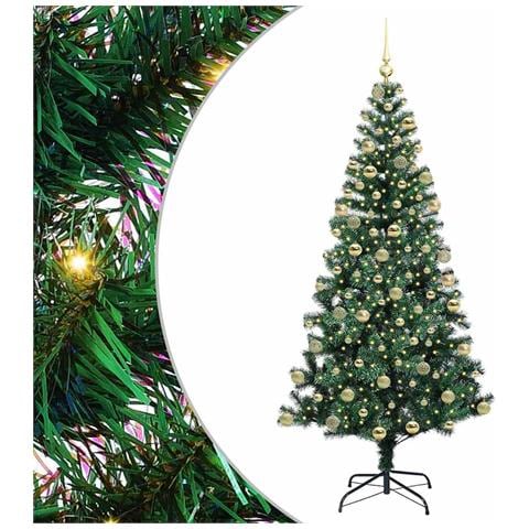Albero di Natale artificiale con luci integrate Verde 180 cm - Foto 1