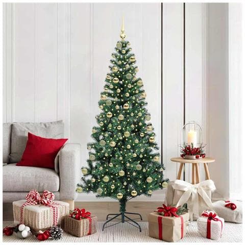 Albero di Natale artificiale con luci integrate Verde 180 cm - Foto 2