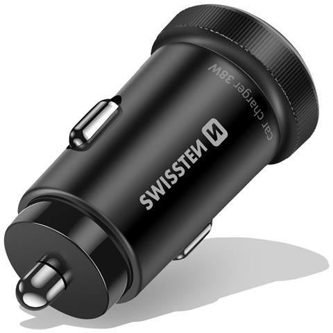 Caricatore Per Auto Usb-c 20w / Usb-a Qc 3.0 18w Con Cavo Usb-c 60w, Nero - Foto 5