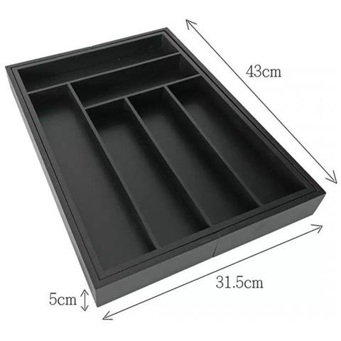 Inserto per cassetto portaposate estensibile in bambù KH-1747 - Foto 7