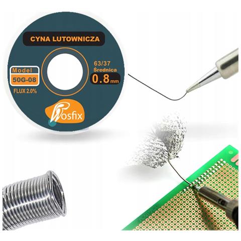 Set Di Saldatura 10 In 1 - Stazione Saldante 60w + Pistola Aria Calda 300w + Terza Mano + Stagno Sn63pb37 + Rosin + Strumenti + Custodia | Per Elettronica E Riparazioni - Foto 2