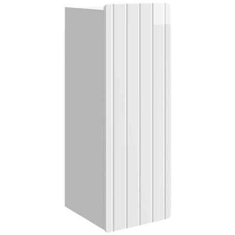 Mobiletto a muro Bianco Lucido 33 x 34,5 x 94 cm - Foto 1