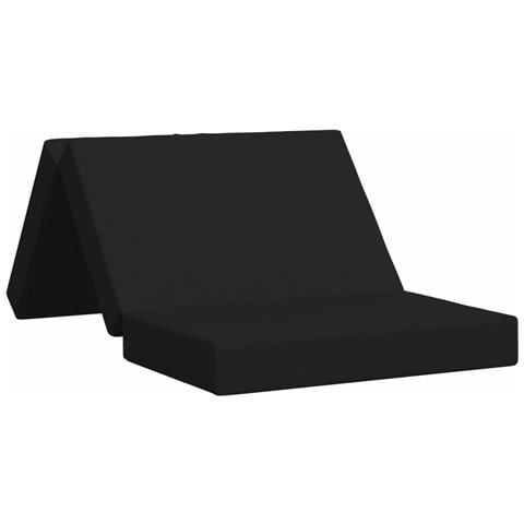 Divano Letto Pieghevole 100 x 67 x 45 cm Nero - Foto 1