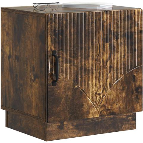 Comodino Rovere Fumo 43 x 34,5 x 47 cm Legno ingegnerizzato - Foto 2