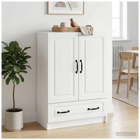 Credenza Bianco 66 x 34,5 x 92 cm Legno ingegnerizzato - Foto 2