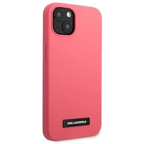 Karl Lagerfeld Klhcp13mslmp1pi Custodia In Silicone Fucsia Per Iphone 13 6.1 - Foto 2