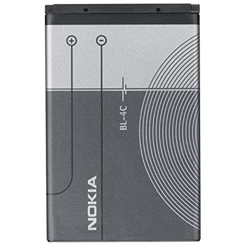 Batteria Ricaricabile per Cellulare Grigia Litio-Ion 890 mAh / 3.2 Wh 3.7 V BL-4C - Foto 2