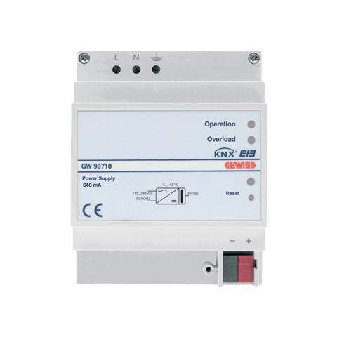 Alimentatore Elettronico Autoprotetto 110/240v - 50/60 Hz - Ip20 - 640ma - Da Guida Din - 4 Moduli Din - Chorus - Foto 2