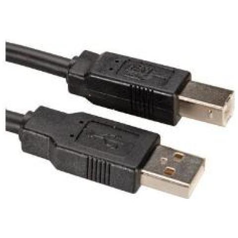 Cavo USB 2.0 A Maschio / B Maschio 3 m Colore Nero - Foto 1