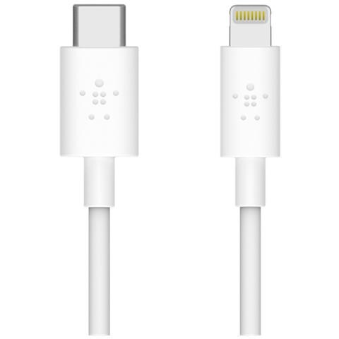 Cavo USB-C con Connettore Lightning Boost Charge, Cavo con Certificazione MFi, Ricarica Rapida, per iPhone, MacBook, iPad, 1.2 m, Bianco - Foto 1