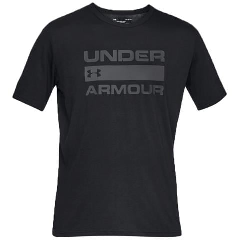 Team Issue Wordmark Ss Tee 1329582-001, Uomo, Nero, Maglietta, Numero: Xl - Foto 1