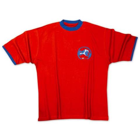 Maglietta Sportiva Moto Style Cotone Manica Corta Rosso M - Foto 1