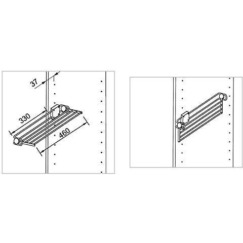 7085625 Portapantaloni Laterale Estraibile Per Armadio - Foto 2