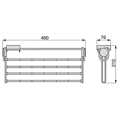 7085625 Portapantaloni Laterale Estraibile Per Armadio - Foto 3