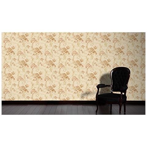 959833 - Carta Da Parati Nobile Classica Carta Da Parati Crema Bene Strutturato Metallico, Beige - Foto 2