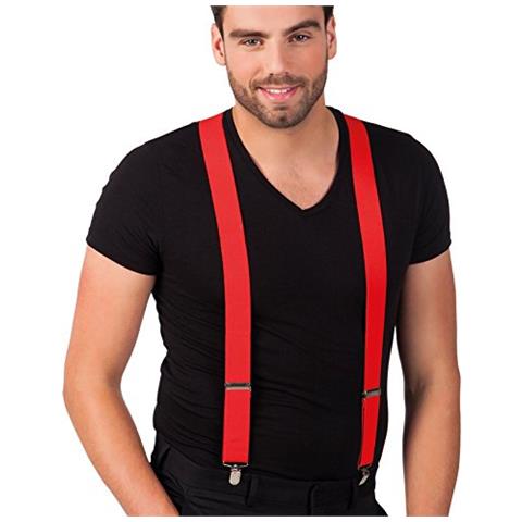 Bretelle Basic Per Adulti, Rosso, Taglia Unica, 00586 - Foto 3