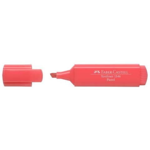 ver Faber Castell Textliner 46 Pastell Evidenziatore Punta A Scalpello 1/5 Mm Pesca Conf 10 Pz. - Foto 1