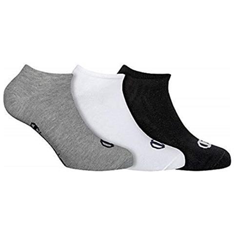 Unisex Calzini, 3 Paio - Sneakersocken - Nero / grigio / bianco, 35-38 - Foto 1