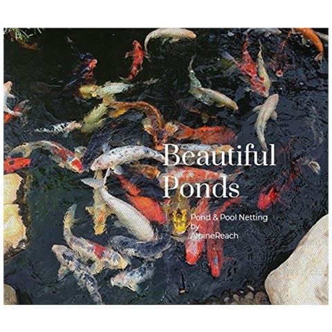 4.5m X 6m Koi Pond Reticolato Kit Gift Box - Tessuto A Maglia Fine Heavy Duty Stretch Copertura Della Rete Per Le Foglie - Protegge Koi Fish Da Blue Heron Uccelli Gatti Predators Protezione Uv Stakes Inclusi - Foto 4