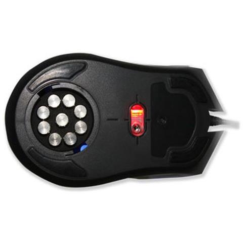 X5Pro USB Ottico 4000DPI Ambidestro Nero, Grigio, Arancione mouse - Foto 11