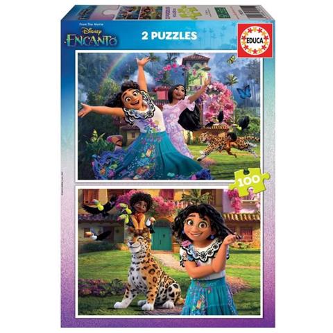 Puzzle - 2x100 Encanto Disney - Foto 1