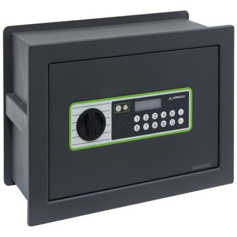 Supra 241120 Cassaforte A Muro Con Serratura A Chiave | Cassaforte Da Incaso A Parete Con Fondo Estensibile | Alto Livello Di Sicurezza | Facile Da Installare | 26 X 36 X 15/25 Cm - Foto 1