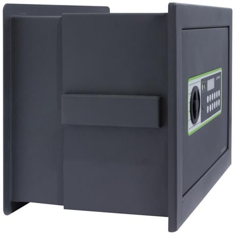 Supra 241120 Cassaforte A Muro Con Serratura A Chiave | Cassaforte Da Incaso A Parete Con Fondo Estensibile | Alto Livello Di Sicurezza | Facile Da Installare | 26 X 36 X 15/25 Cm - Foto 2