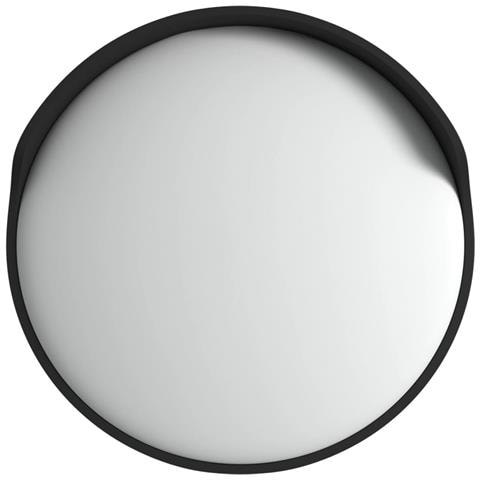 Specchio per Traffico Convesso Nero Ø45 cm in Policarbonato - Foto 1
