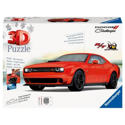 Puzzle 11284 3d Dodge Challenger Red - Foto 1