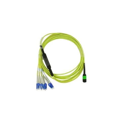 Cbl-0206-10-bo Cavo A Fibre Ottiche 10 M Mtp 4x Lc Lc /apc G. 657.a1 Giallo - Foto 1