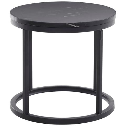 Greco Tavolino In Mdf Nero Mamor - Foto 2