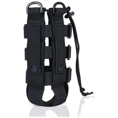 Set Di Marsupi Tattici Per Borraccia Con Tracolla Black - Foto 2