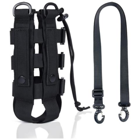 Set Di Marsupi Tattici Per Borraccia Con Tracolla Black - Foto 1
