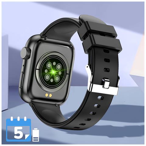Smartwatch Igo Watch 3 Bluetooth 5.3 Assistente Vocale Ip67, Nero - Foto 2