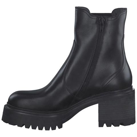 Black Casual Closed Booties Stivaletti Pelle Scarpe Donna Nero Eu 37, 1-26486-41 003 - Foto 3