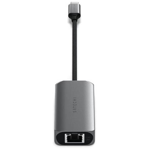 Hub Usb-c 4-en-1 Con Ethernet 2,5 Gbps In Alluminio, Grigio - Foto 1