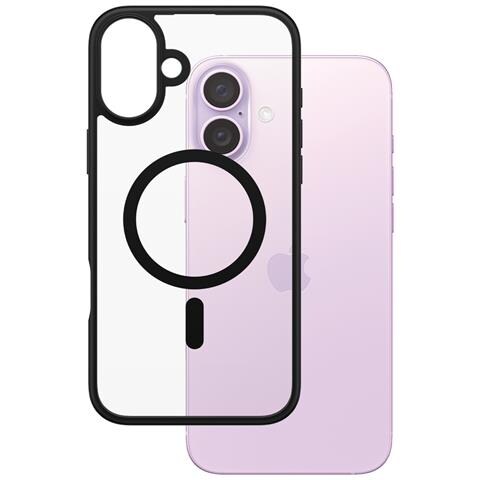 PG HardC Blk MagS iPhone 16 6.7Inch custodia per cellulare Cover Trasparente - Foto 1