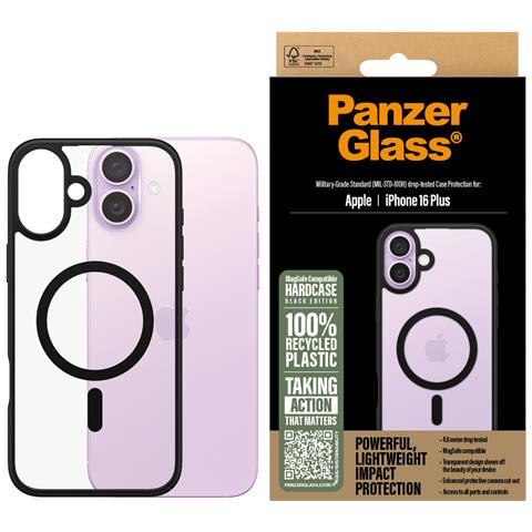 PG HardC Blk MagS iPhone 16 6.7Inch custodia per cellulare Cover Trasparente - Foto 4