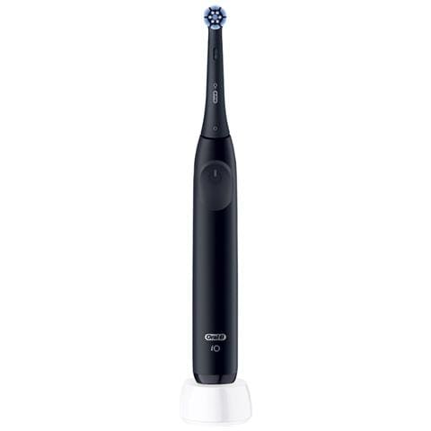 Oral-B iO 2 Spazzolino Elettrico Nero con Micro-vibrazioni e Testina Rotonda - Foto 1