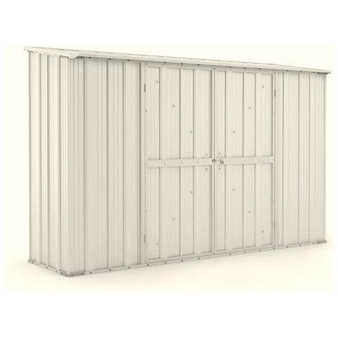 Casetta Giardino Box In Lamiera Di Acciaio Zincato 307x100cm X H1.92m - 75kg - 3.07mq - Bianco - Foto 1